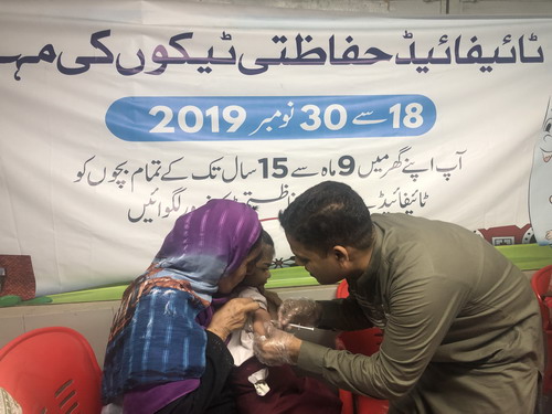 Typhoid Vaccination in Karachi